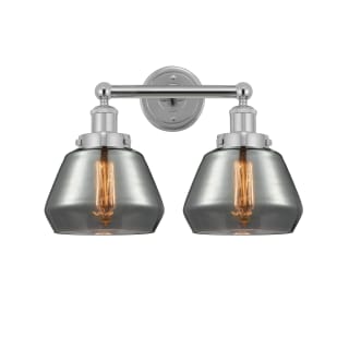 A thumbnail of the Innovations Lighting 616-2W-10-16 Fulton Vanity Polished Chrome / Plated Smoke