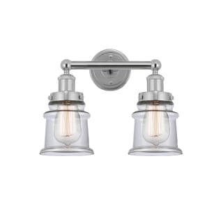 A thumbnail of the Innovations Lighting 616-2W-11-14 Canton Vanity Polished Chrome / Clear