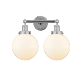 A thumbnail of the Innovations Lighting 616-2W-10-16-L Beacon Vanity Polished Chrome / Matte White