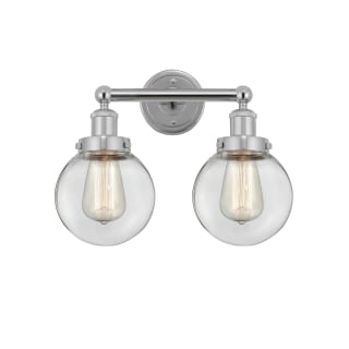 A thumbnail of the Innovations Lighting 616-2W-10-16 Beacon Vanity Polished Chrome / Clear