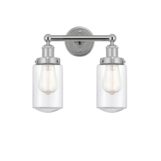 A thumbnail of the Innovations Lighting 616-2W-10-16 Dover Vanity Polished Chrome / Clear