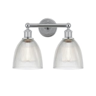 A thumbnail of the Innovations Lighting 616-2W-12-15 Castile Vanity Polished Chrome / Clear