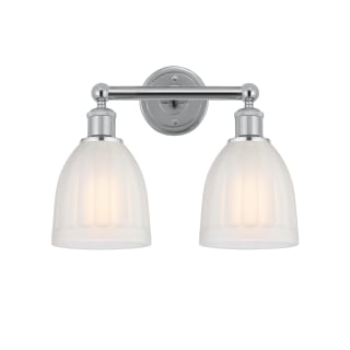 A thumbnail of the Innovations Lighting 616-2W-12-15 Brookfield Vanity Polished Chrome / White