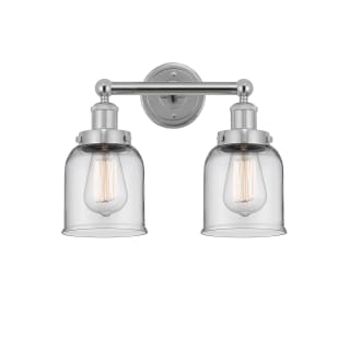 A thumbnail of the Innovations Lighting 616-2W-10-16 Bell Vanity Polished Chrome / Clear