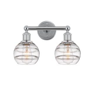 A thumbnail of the Innovations Lighting 616-2W 10 15 Rochester Vanity Polished Chrome / Clear