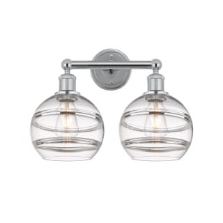 A thumbnail of the Innovations Lighting 616-2W 12 17 Rochester Vanity Polished Chrome / Clear