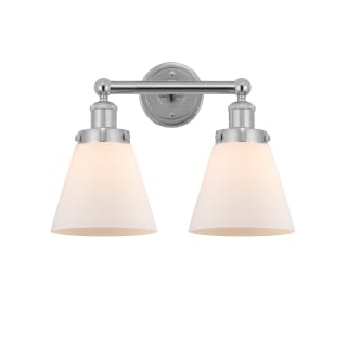 A thumbnail of the Innovations Lighting 616-2W-10-16 Cone Vanity Polished Chrome / Matte White