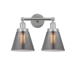 A thumbnail of the Innovations Lighting 616-2W-10-16 Cone Vanity Polished Chrome / Plated Smoke