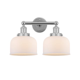 A thumbnail of the Innovations Lighting 616-2W-10-16-L Bell Vanity Polished Chrome / Matte White