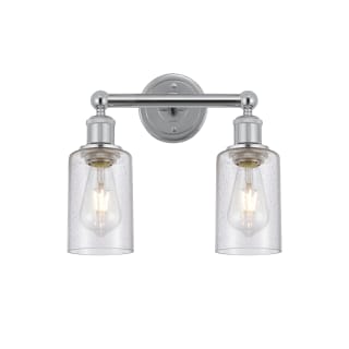 A thumbnail of the Innovations Lighting 616-2W-11-13 Clymer Vanity Polished Chrome / Seedy