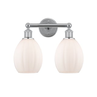 A thumbnail of the Innovations Lighting 616-2W-13-15 Eaton Vanity Polished Chrome / Matte White