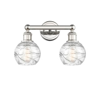 A thumbnail of the Innovations Lighting 616-2W-11-15 Athens Vanity Polished Nickel / Clear Deco Swirl