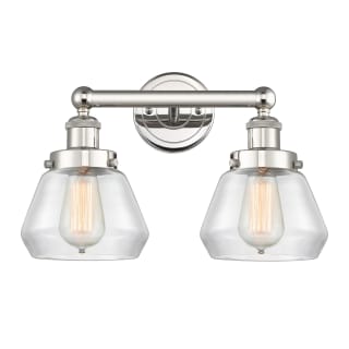 A thumbnail of the Innovations Lighting 616-2W-10-16 Fulton Vanity Polished Nickel / Clear