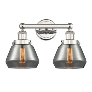 A thumbnail of the Innovations Lighting 616-2W-10-16 Fulton Vanity Polished Nickel / Plated Smoke