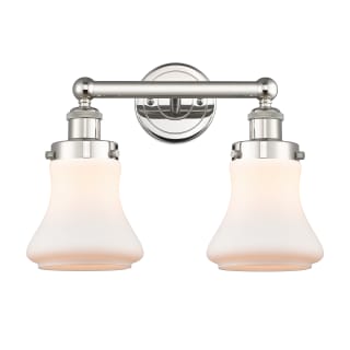 A thumbnail of the Innovations Lighting 616-2W-10-16 Bellmont Vanity Polished Nickel / Matte White