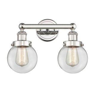 A thumbnail of the Innovations Lighting 616-2W-10-16 Beacon Vanity Polished Nickel / Clear