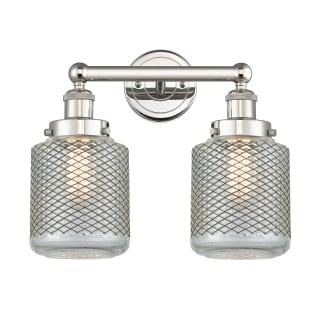 A thumbnail of the Innovations Lighting 616-2W-12-15 Stanton Vanity Polished Nickel / Clear Wire Mesh