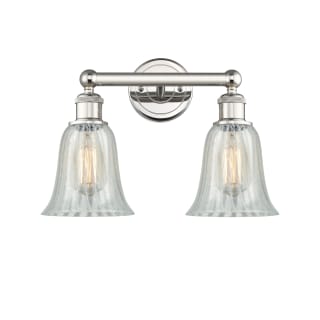 A thumbnail of the Innovations Lighting 616-2W-14-15 Hanover Vanity Polished Nickel / Mouchette