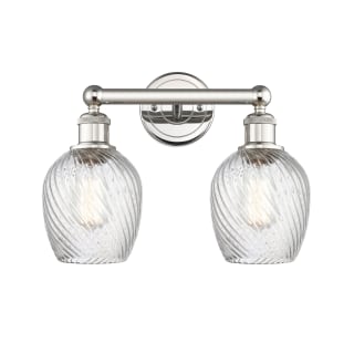 A thumbnail of the Innovations Lighting 616-2W-12-14 Salina Vanity Polished Nickel / Clear Spiral Fluted