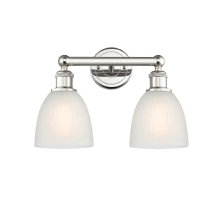 A thumbnail of the Innovations Lighting 616-2W-12-15 Castile Vanity Polished Nickel / White