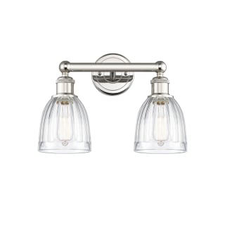 A thumbnail of the Innovations Lighting 616-2W-12-15 Brookfield Vanity Polished Nickel / Clear