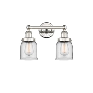 A thumbnail of the Innovations Lighting 616-2W-10-16 Bell Vanity Polished Nickel / Clear