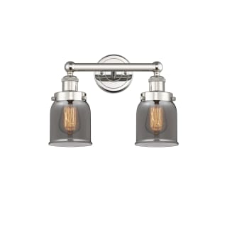 A thumbnail of the Innovations Lighting 616-2W-10-16 Bell Vanity Polished Nickel / Plated Smoke