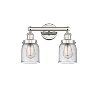 A thumbnail of the Innovations Lighting 616-2W-10-16 Bell Vanity Polished Nickel / Seedy