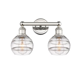 A thumbnail of the Innovations Lighting 616-2W 10 15 Rochester Vanity Polished Nickel / Clear