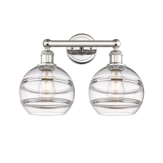 A thumbnail of the Innovations Lighting 616-2W 12 17 Rochester Vanity Polished Nickel / Clear