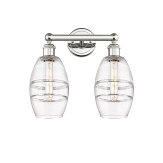 A thumbnail of the Innovations Lighting 616-2W 10 15 Vaz Vanity Polished Nickel / Clear