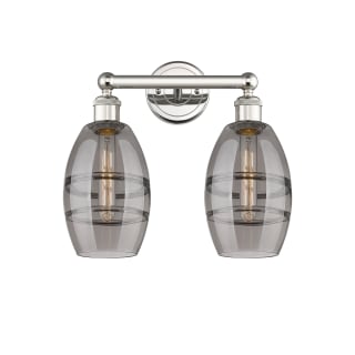 A thumbnail of the Innovations Lighting 616-2W 10 15 Vaz Vanity Polished Nickel / Light Smoke