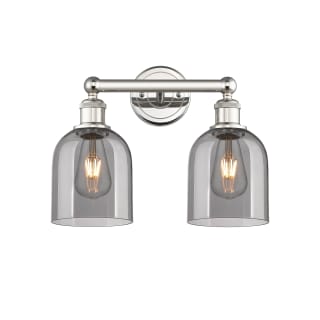 A thumbnail of the Innovations Lighting 616-2W 12 15 Bella Vanity Polished Nickel / Light Smoke