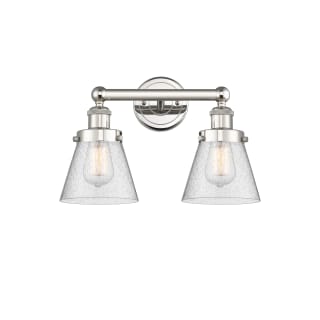 A thumbnail of the Innovations Lighting 616-2W-10-16 Cone Vanity Polished Nickel / Seedy