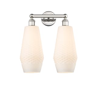 A thumbnail of the Innovations Lighting 616-2W-19-16 Windham Vanity Polished Nickel / White