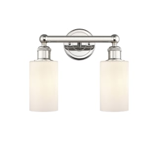 A thumbnail of the Innovations Lighting 616-2W-11-13 Clymer Vanity Polished Nickel / Matte White