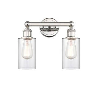 A thumbnail of the Innovations Lighting 616-2W-11-13 Clymer Vanity Polished Nickel / Clear