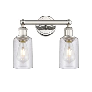 A thumbnail of the Innovations Lighting 616-2W-11-13 Clymer Vanity Polished Nickel / Seedy