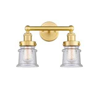 A thumbnail of the Innovations Lighting 616-2W-11-14 Canton Vanity Satin Gold / Seedy