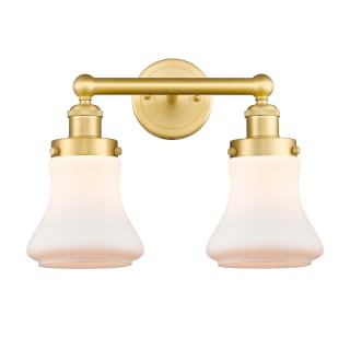 A thumbnail of the Innovations Lighting 616-2W-10-16 Bellmont Vanity Satin Gold / Matte White