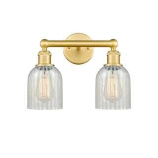 A thumbnail of the Innovations Lighting 616-2W-12-14 Caledonia Vanity Satin Gold / Mouchette