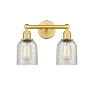 A thumbnail of the Innovations Lighting 616-2W-12-14 Caledonia Vanity Satin Gold / Mica