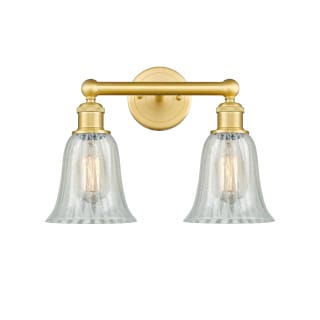 A thumbnail of the Innovations Lighting 616-2W-14-15 Hanover Vanity Satin Gold / Mouchette