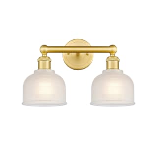 A thumbnail of the Innovations Lighting 616-2W-11-15 Dayton Vanity Satin Gold / White