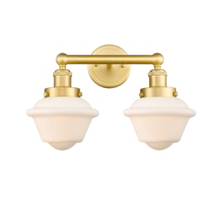 A thumbnail of the Innovations Lighting 616-2W-10-16 Oxford Vanity Satin Gold / Matte White