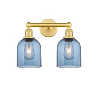 A thumbnail of the Innovations Lighting 616-2W 12 15 Bella Vanity Satin Gold / Princess Blue