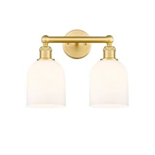 A thumbnail of the Innovations Lighting 616-2W 12 15 Bella Vanity Satin Gold / Glossy White