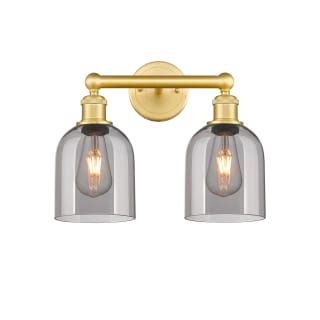 A thumbnail of the Innovations Lighting 616-2W 12 15 Bella Vanity Satin Gold / Light Smoke