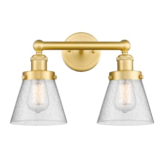 A thumbnail of the Innovations Lighting 616-2W-10-16 Cone Vanity Satin Gold / Seedy