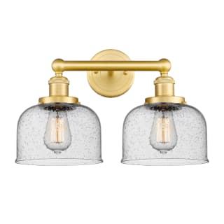 A thumbnail of the Innovations Lighting 616-2W-10-16-L Bell Vanity Satin Gold / Seedy